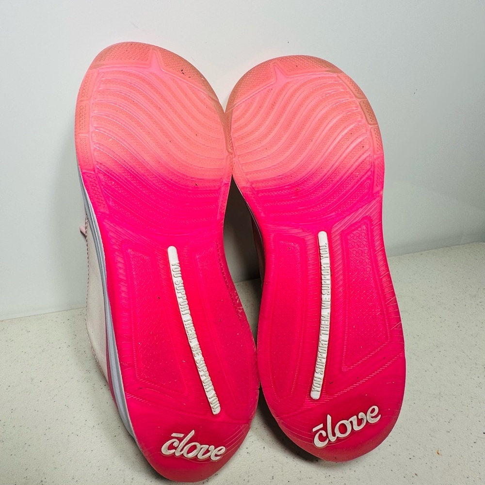 Clove Shoes Womens 9,5 Pink Up Slip-On Comfort Non-Slip Sneakers - Picture 7 of 8